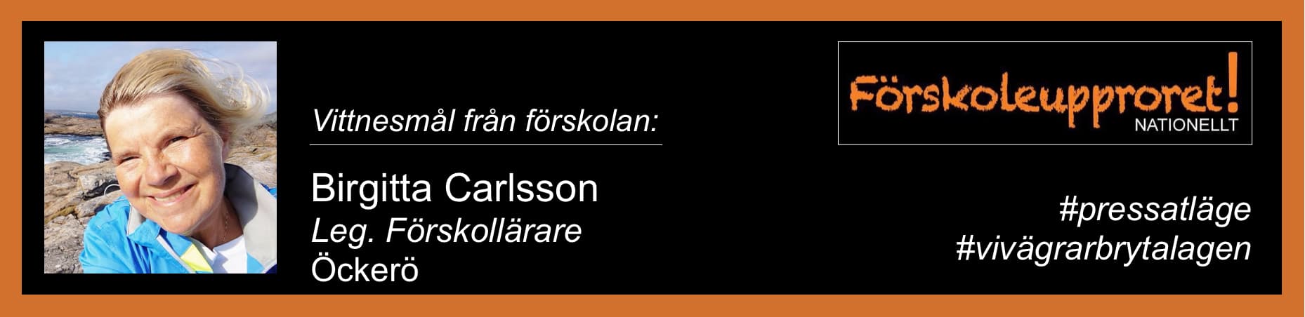 Birgitta Carlsson, leg. förskollärare